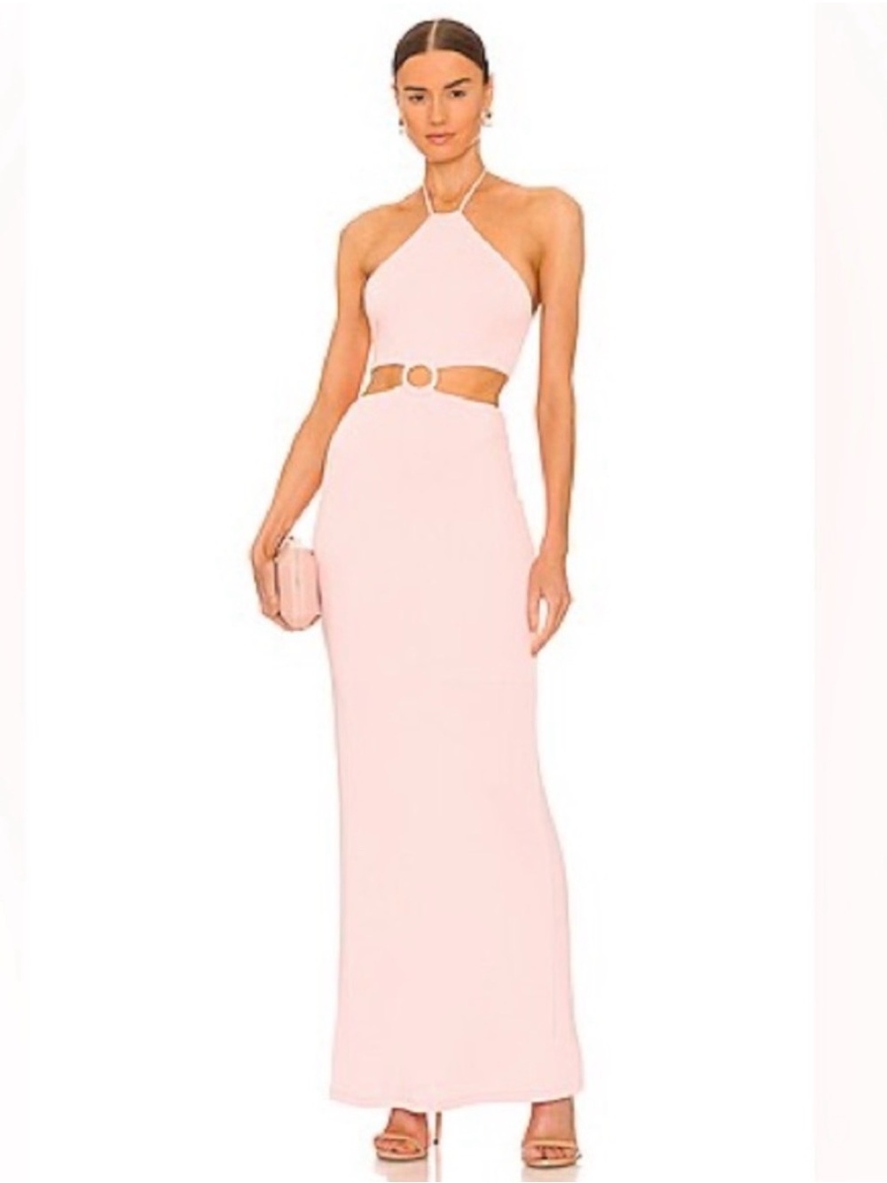 Alice + Olivia Marguerite Cutout Dress in English Rose/Pink, Size 2, NEW w/Tag